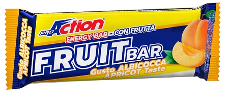 PROACTION FRUIT BAR BARRETTA ENERGETICA ALL'ALBICOCCA 40 G - farmaidea24.com