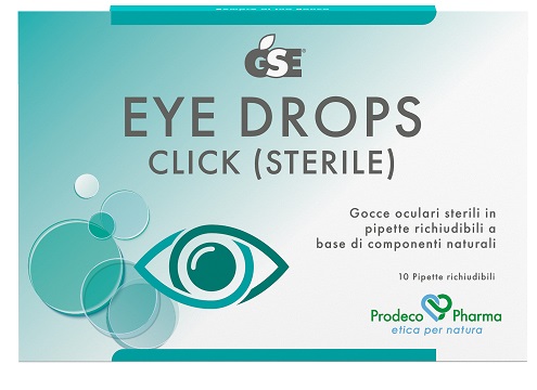 GSE EYE DROPS CLICK GOCCE OCULARI 10 PIPETTE 0,5 ML - farmaidea24.com