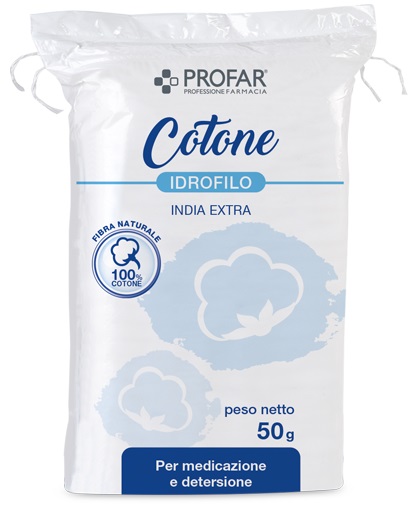 COTONE IDROFILO PROFAR INDIA EXTRA 50G - farmaidea24.com