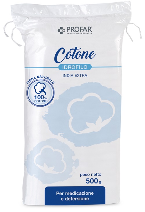 COTONE IDROFILO PROFAR INDIA EXTRA 500 G - farmaidea24.com