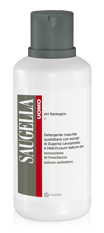 SAUGELLA UOMO PH FISIOLOGICO DETERGENTE MASCHILE 500 ML - farmaidea24.com