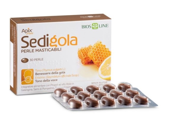 SEDIGOLA PERLE MASTICABILI 30 PERLE - farmaidea24.com