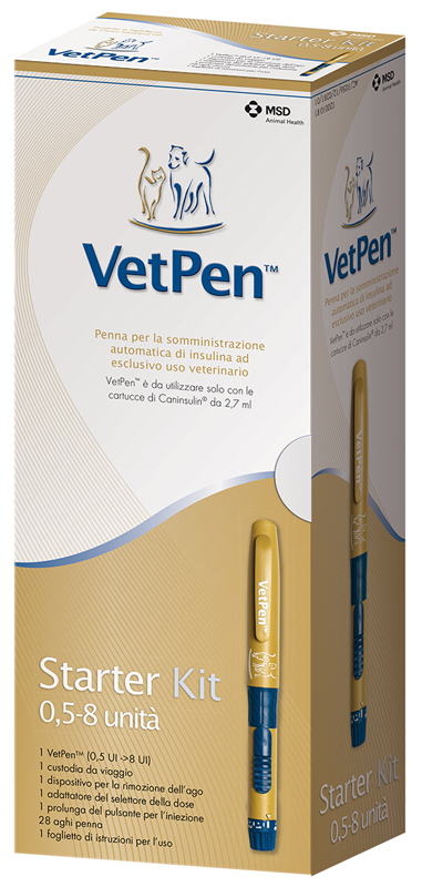 CANINSULIN VET PEN 8 UI STARTER KIT - farmaidea24.com