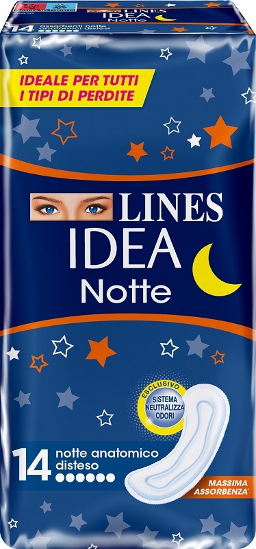 LINES IDEA NOTTE SENZA ALI 14 PEZZI - farmaidea24.com