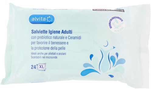 ALVITA SALVIETTE IGIENE ADULTI 24 PEZZI - farmaidea24.com