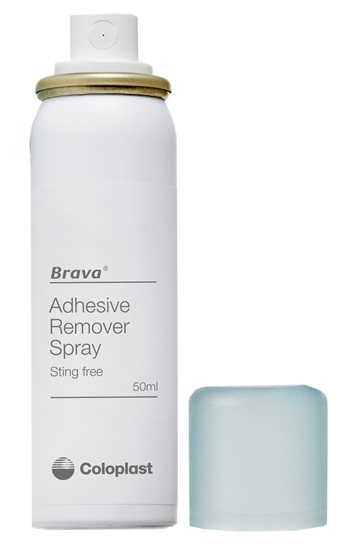 BRAVA SPRAY REMOVER PER DISTACCO DOLCE ADESIVI E DISPOSITIVI PER STOMIA 50 ML - farmaidea24.com
