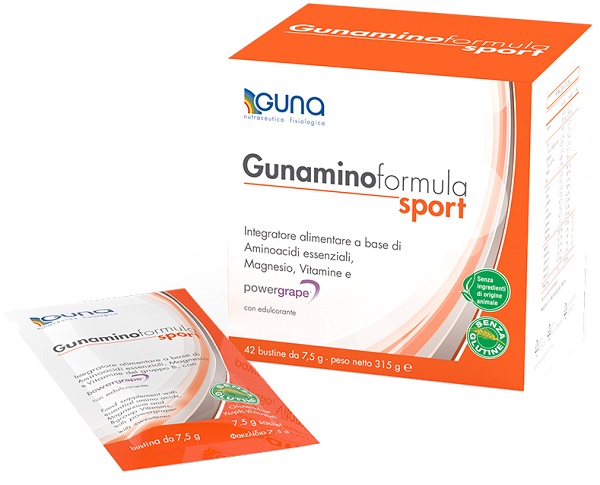 GUNAMINOFORMULA SPORT 42 BUSTE 315 G - farmaidea24.com