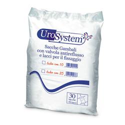 SACCA DI DRENAGGIO DA GAMBA PER INCONTINENZA UROSYSTEM TUBO 35 CM 30 PEZZI - farmaidea24.com