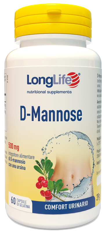 LONGLIFE D-MANNOSE 60 CAPSULE - farmaidea24.com