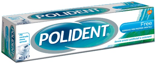 POLIDENT FREE ADESIVO PER PROTESI DENTARIA 40 G - farmaidea24.com