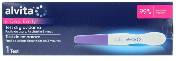 TEST DI GRAVIDANZA PRECOCE ALVITA 1 PEZZO - farmaidea24.com