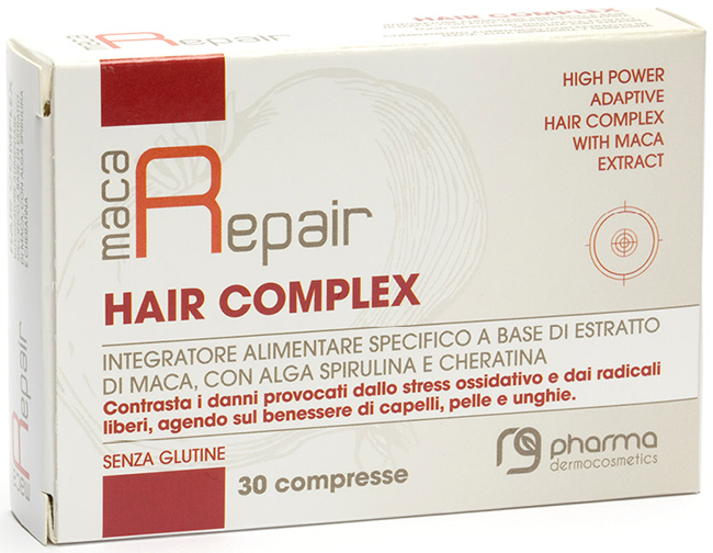 MACA REPAIR HAIR COMPLEX 30 COMPRESSE - farmaidea24.com