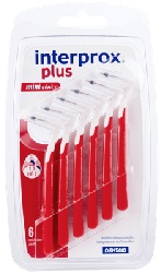 INTERPROX PLUS MINICONICO ROSSO 6 PEZZI - farmaidea24.com