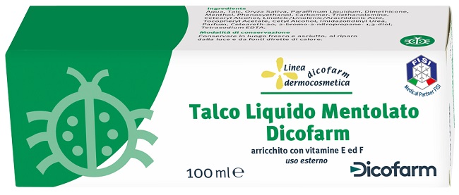 DICOFARM TALCO LIQUIDO MENTOLATO 100 ML - farmaidea24.com