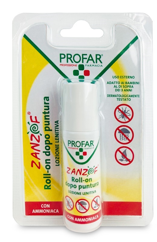 ZANZOF LOZIONE POST PUNTURA CON AMMONIACA ROLL-ON 20 ML PROFAR - farmaidea24.com