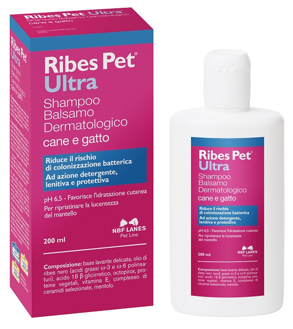 RIBES PET ULTRA SHAMPOO DERMATOLOGICO FLACONE 200 ML - farmaidea24.com
