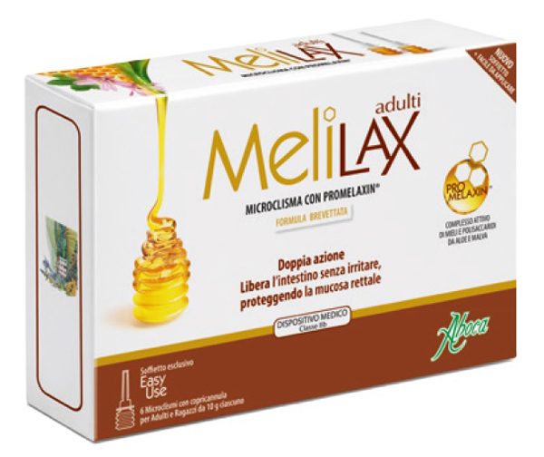 MELILAX ADULTI MICROCLISMI 6 PEZZI 10 G - farmaidea24.com