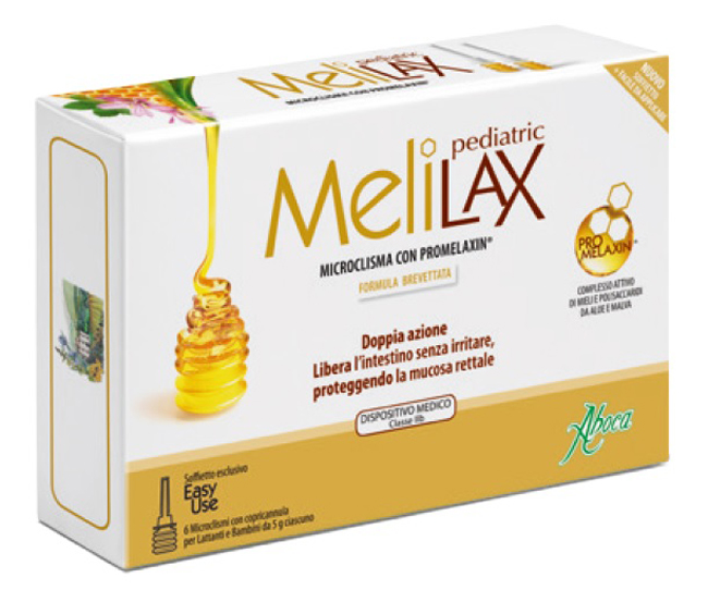 MELILAX PEDIATRIC MICROCLISMI 6 PEZZI 5 G - farmaidea24.com