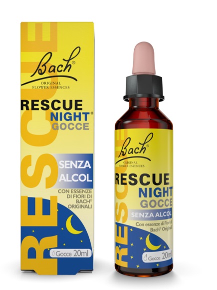 RESCUE ORIGINAL NIGHT SENZA ALCOL GOCCE 20 ML - farmaidea24.com