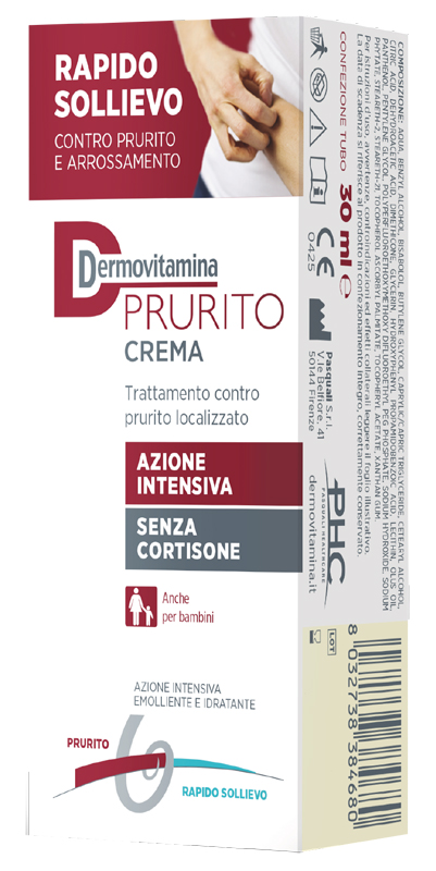 DERMOVITAMINA PRURITO CREMA AZIONE INTENSIVA SENZA CORTISONE 30 ML - farmaidea24.com