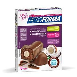 PESOFORMA BARRETTA CUORE COCCO 6 PASTI 12 X 31 G - farmaidea24.com