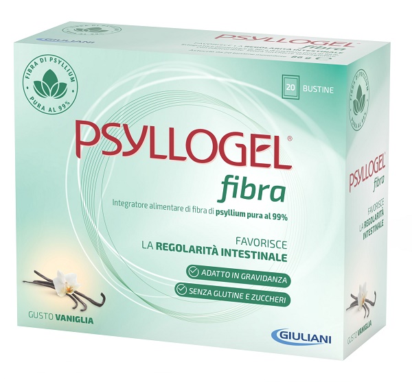 PSYLLOGEL FIBRA VANIGLIA 20 BUSTINE - farmaidea24.com