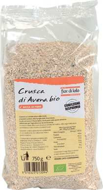 CRUSCA DI AVENA BIO 750 G - farmaidea24.com