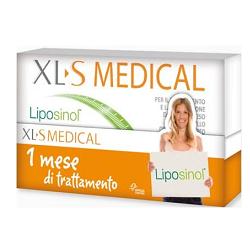 XLS MEDICAL LIPOSINOL 1 MESE TRATTAMENTO 180 COMPRESSE - farmaidea24.com