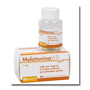 MELATONINA VITI FAST 1MG 60 COMPRESSE GUSTO ARANCIA - farmaidea24.com