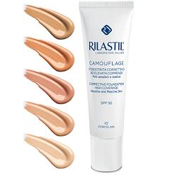 RILASTIL CAMOUFLAGE FONDOTINTA CORRETTIVO FLUIDO ELEVATA COPRENZA 30 30 ML - farmaidea24.com
