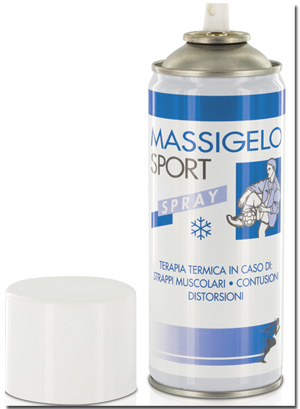 GHIACCIO ISTANTANEO MASSIGELO SPORT BOMBOLETTA SPRAY 400ML - farmaidea24.com
