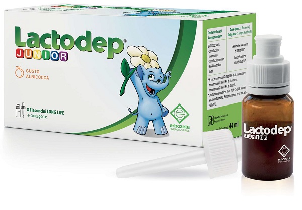 LACTODEP JUNIOR 8 FLACONCINI X 5,5 ML - farmaidea24.com