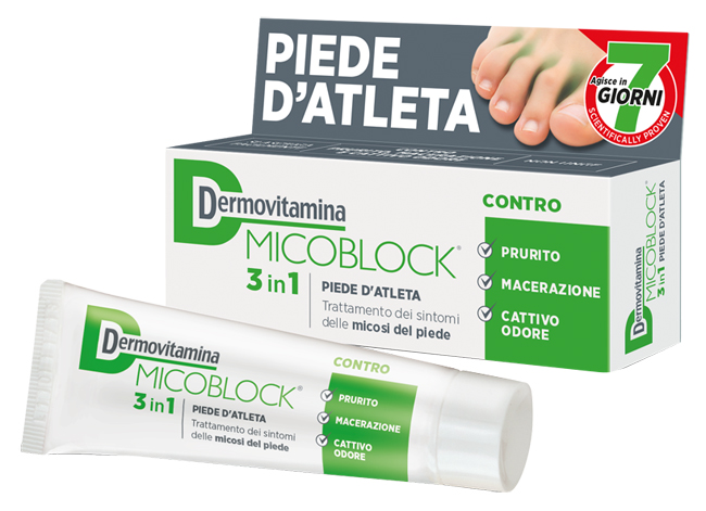 DERMOVITAMINA MICOBLOCK 3 IN 1 PIEDE D'ATLETA 30 ML - farmaidea24.com