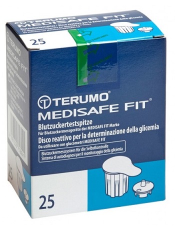DISCO PER LA DETERMINAZIONE DELLA GLICEMIA MEDISAFE FIT 25 PEZZI - farmaidea24.com