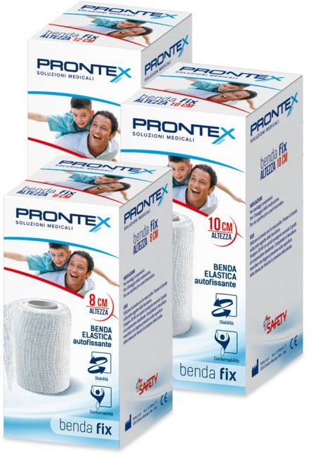 BENDA ELASTICA PRONTEX FIX AUTOFISSANTE 12 CM DI ALTEZZA PER4 METRI IN ESTENSIONE 1 PEZZO - farmaidea24.com