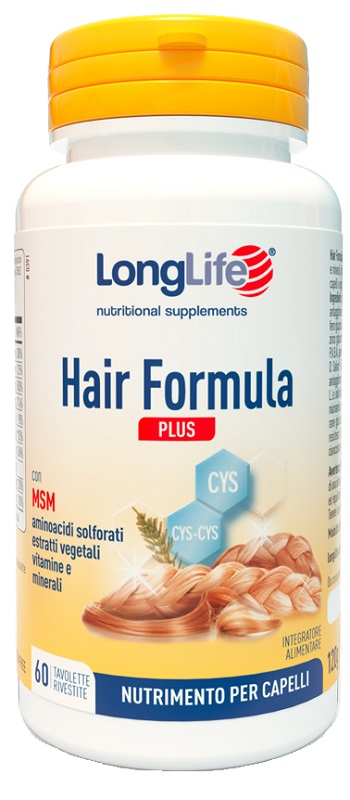 LONGLIFE HAIR FORMULA PLUS 60 TAVOLETTE - farmaidea24.com