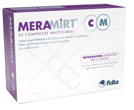 MERAMIRT CM 30 COMPRESSE MASTICABILI - farmaidea24.com