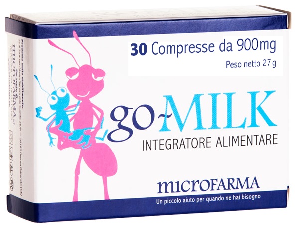 GO-MILK 30 COMPRESSE - farmaidea24.com