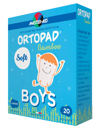 CEROTTO OCULARE PER ORTOTTICA ORTOPAD SOFT BOYS JUNIOR 20 PEZZI - farmaidea24.com
