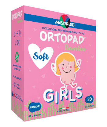 CEROTTO OCULARE PER ORTOTTICA ORTOPAD SOFT GIRLS JUNIOR 20 PEZZI - farmaidea24.com
