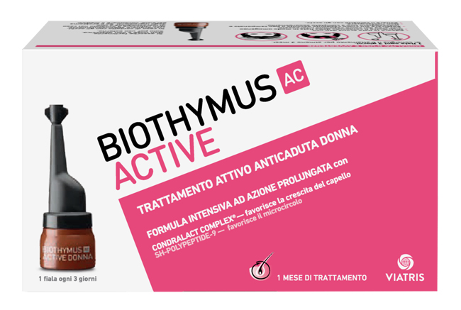 BIOTHYMUS AC ACTIVE TRATTAMENTO ATTIVO ANTICADUTA DONNA 10 FIALE - farmaidea24.com