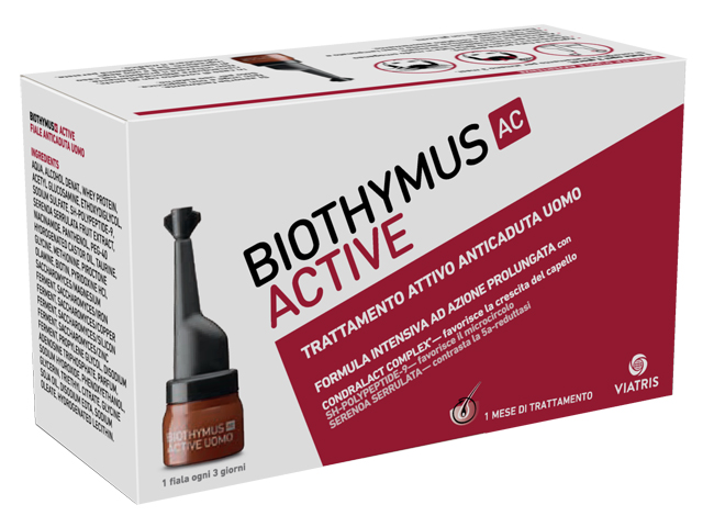BIOTHYMUS AC ACTIVE TRATTAMENTO ATTIVO ANTICADUTA UOMO 10 FIALE 3,5 ML - farmaidea24.com