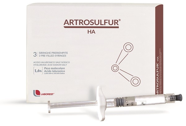 SIRINGA INTRA-ARTICOLARE ARTROSULFUR HA ACIDO IALURONICO 1,6% 2 ML 3 PEZZI - farmaidea24.com