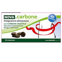 NOVA CARBONE VEGETALE 40 COMPRESSE - farmaidea24.com