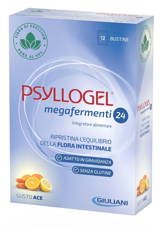 PSYLLOGEL MEGAFERMENTI 24 ACE 12 BUSTE 3 G - farmaidea24.com