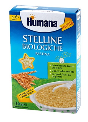 HUMANA STELLINE PASTINA BIOLOGICA 320 G - farmaidea24.com