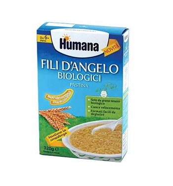 HUMANA FILI D'ANGELO PASTINA BIOLOGICA 320 G - farmaidea24.com