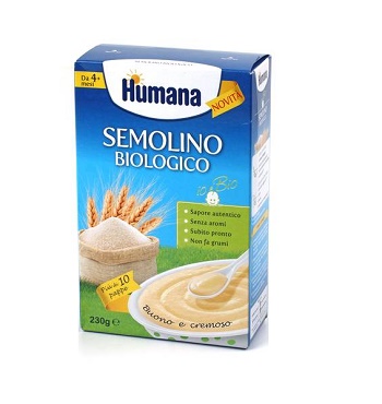 HUMANA SEMOLINO BIOLOGICO 230 G - farmaidea24.com