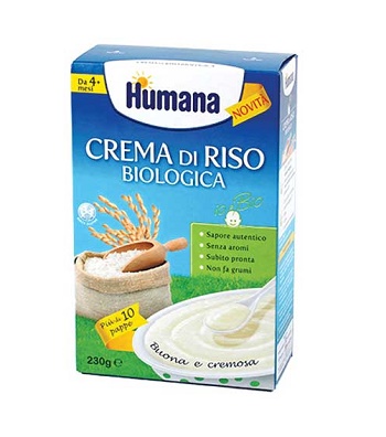 HUMANA CREMA DI RISO BIOLOGICO 230 G - farmaidea24.com
