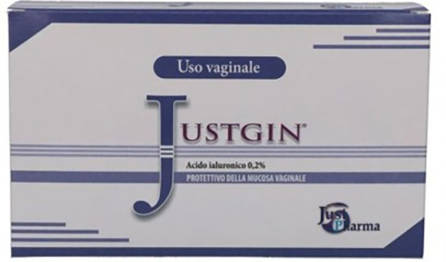 JUSTGIN PROTETTIVO MUCOSA VAGINALE ACIDO IALURONICO 4 FLACONI DA 30 ML - farmaidea24.com